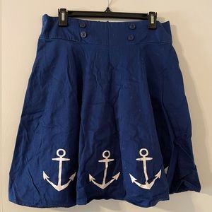 Hot Topic Sailor Skirt, XL